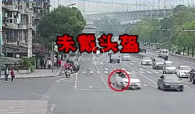 戴头盔，真的很重要！