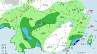 今明两天四川局部有中到大雨 正值返程高峰行车需注意安全 