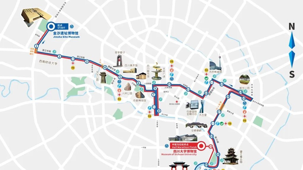 2023成马比赛路线图发布  你关心的问题都在这！