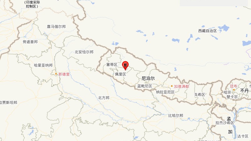 尼泊尔西部地震已致约50人死亡