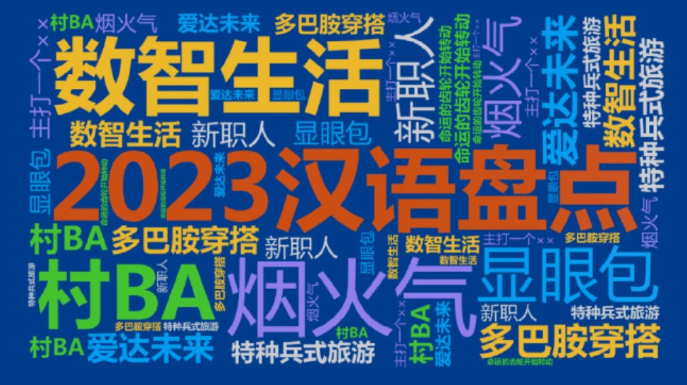 2023年度十大网络用语发布，烟火气、特种兵式旅游等入选