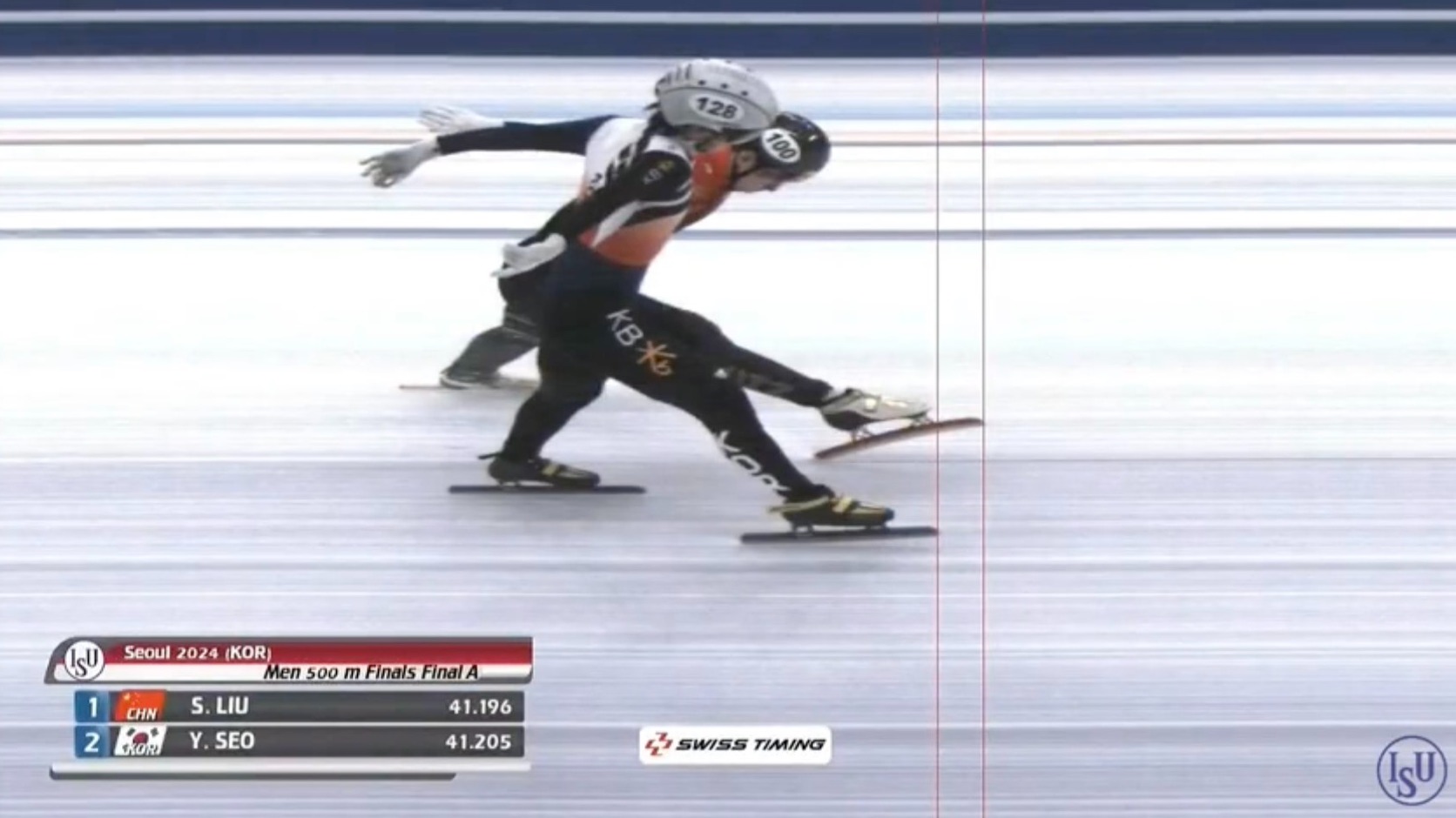 绝杀！刘少昂获得短道速滑世界杯男子500米冠军