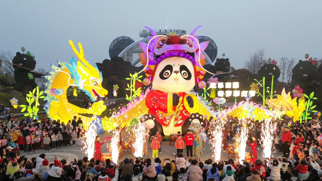 赏奇幻花灯 过童趣新年 龙泉驿欢乐田园奇梦彩灯节温暖启幕