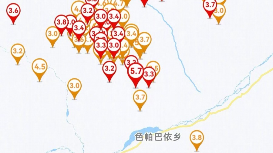 密集且强度大 新疆乌什7.1级地震已记录到114次3.0级及以上余震