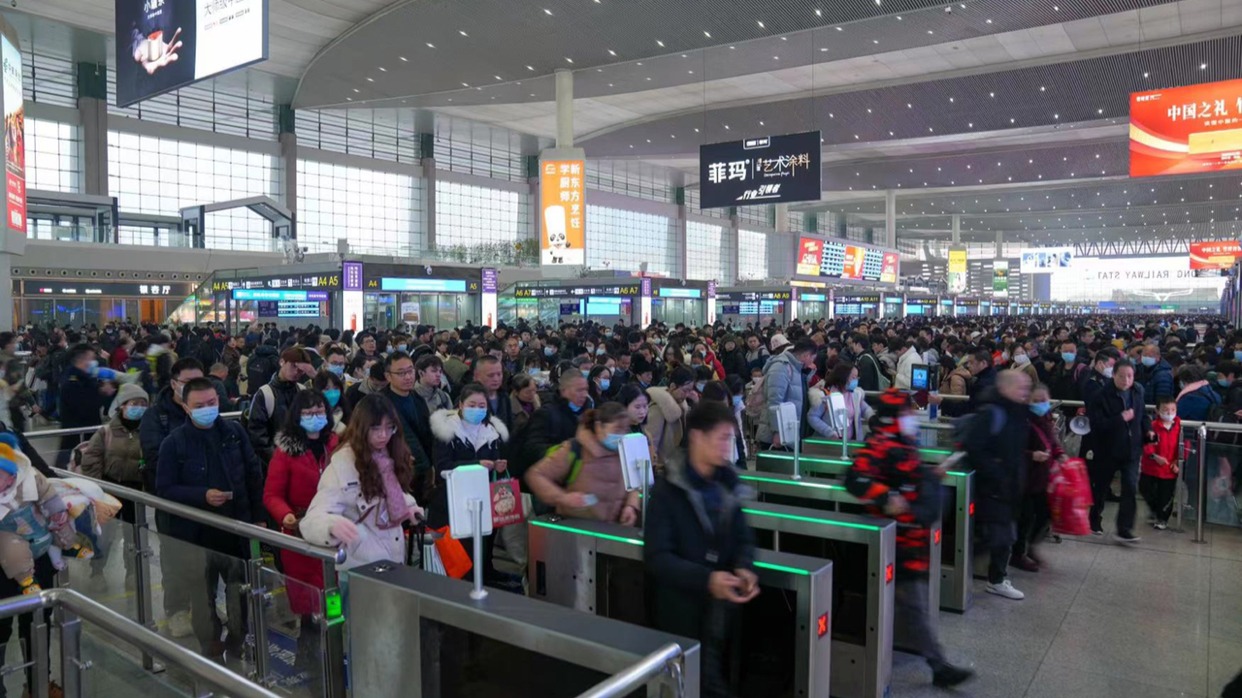 春运首日，全社会跨区域人员流动量近1.9亿人次