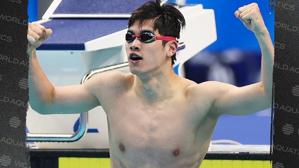 中国男队世锦赛4x100米自由泳接力夺冠  潘展乐破世界纪录