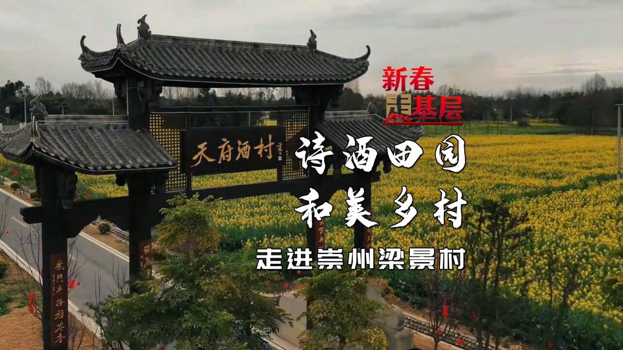 新春走基层⑨｜崇州梁景村 书写一幅“诗酒田园·和美乡村” 的美丽画卷