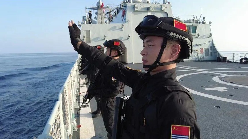 第45、46批护航编队，亚丁湾分航！