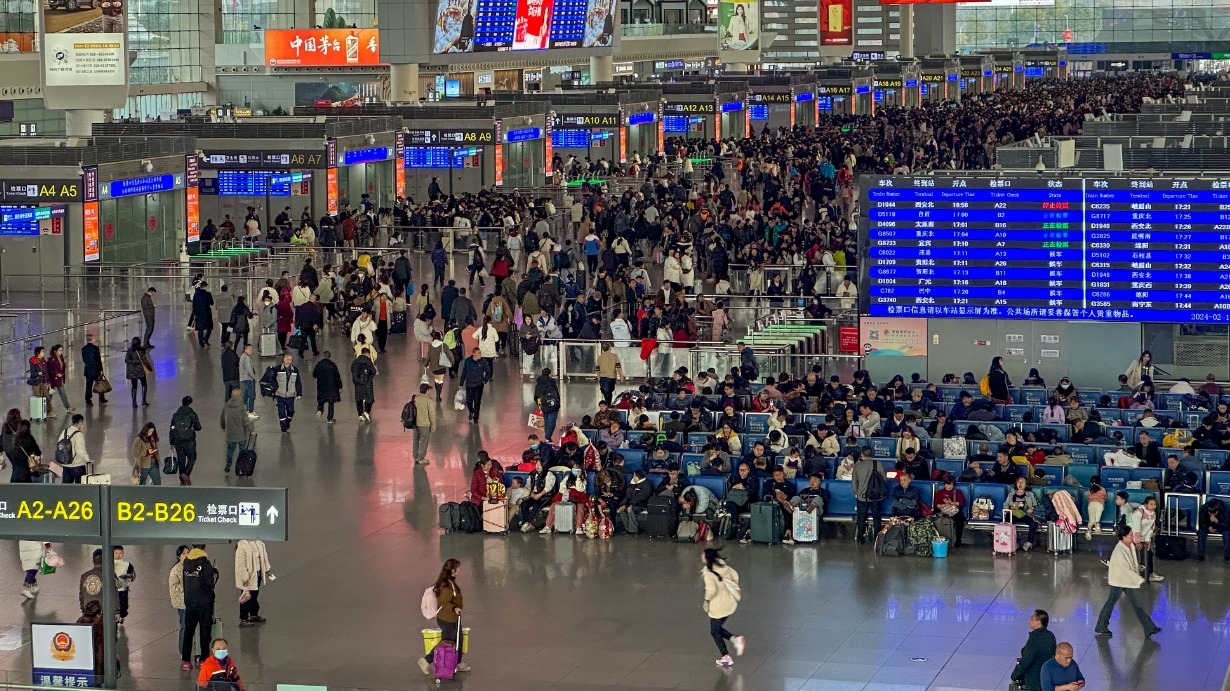 春运圆满结束 铁路成都车站累计发送旅客1400.4万人次