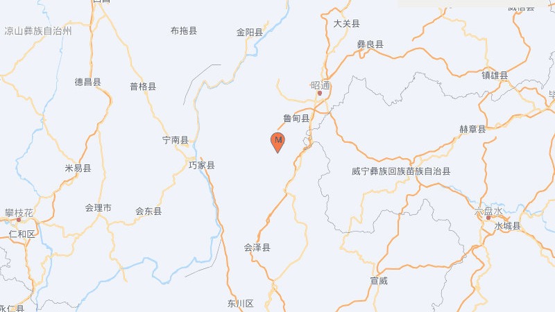 云南昭通市鲁甸县发生4.9级地震，震源深度10千米