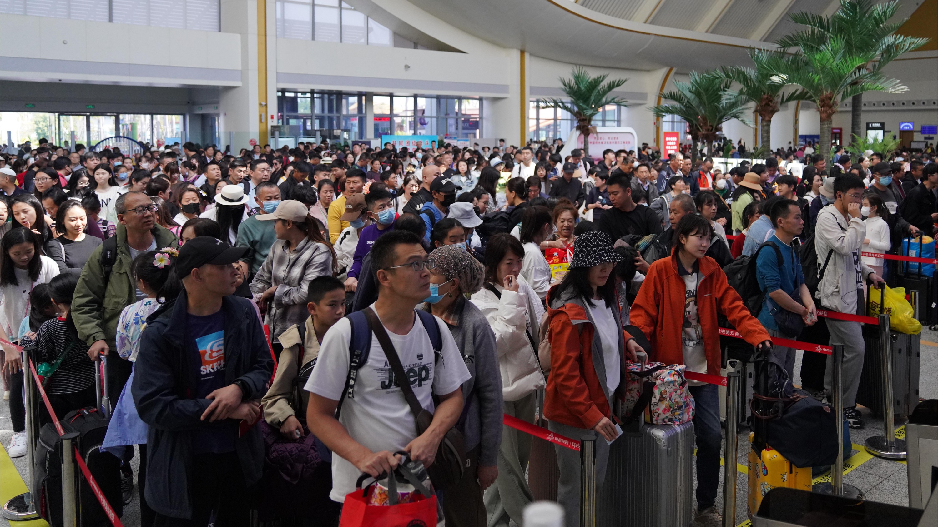 今天全国铁路预计发送旅客1690万人次