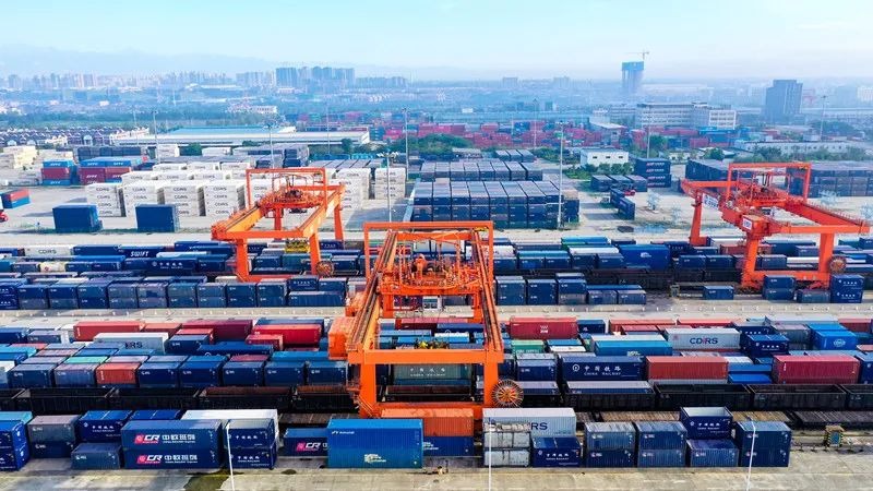 澎湃成都｜前5月成都中欧班列发运货值同比增长21.6%