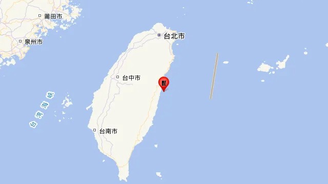 台湾花莲县海域发生4.2级地震