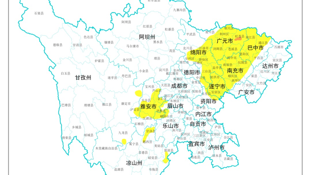 四川发布今年首个地灾橙色预警！57个县市区注意防范