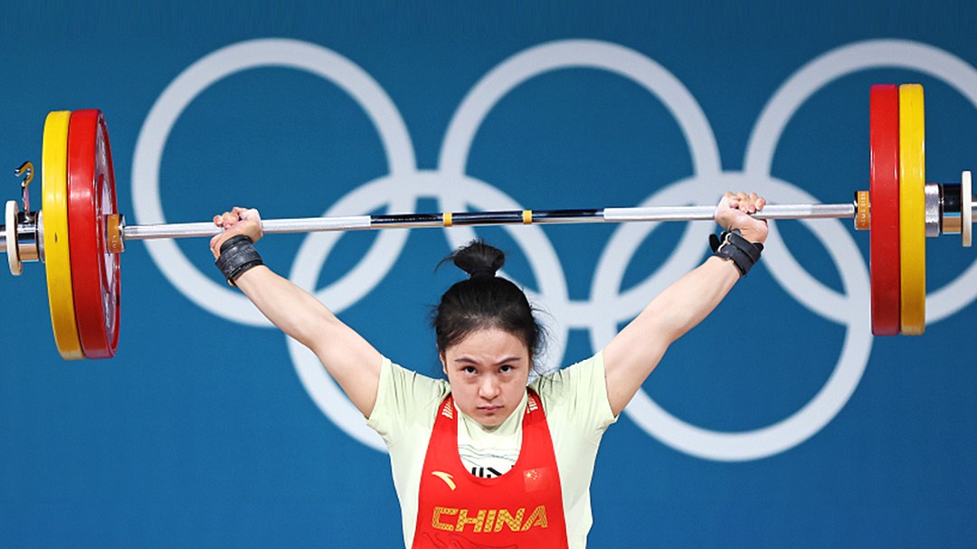 罗诗芳夺得举重女子59公斤级金牌