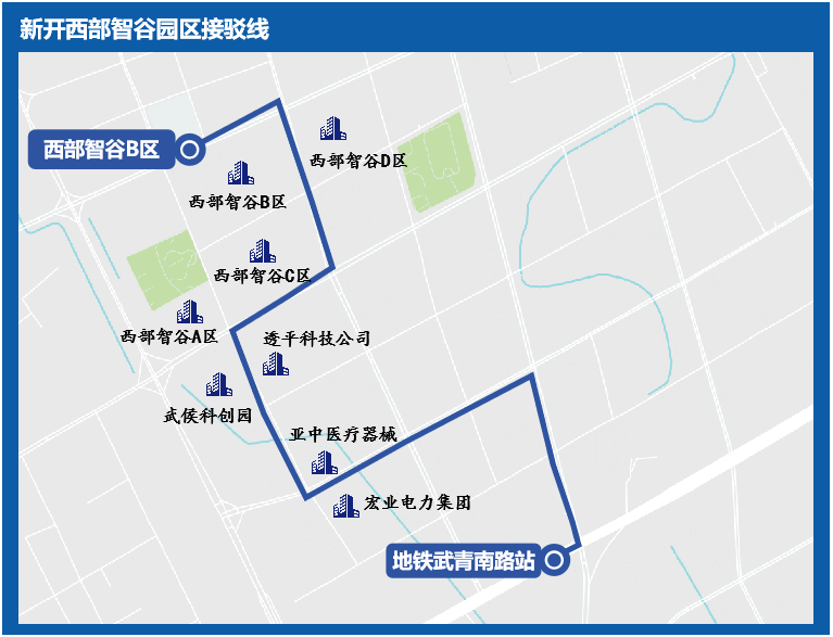 28.新开西部智谷 B 区-地铁武青南路接驳线路.png