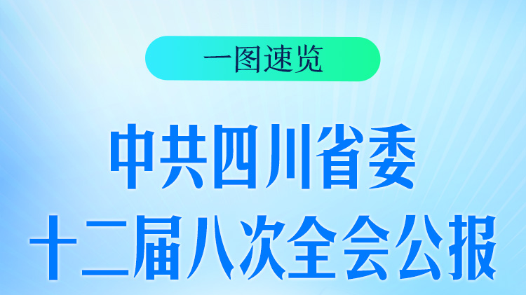 一图速览丨中共四川省委十二届八次全会公报