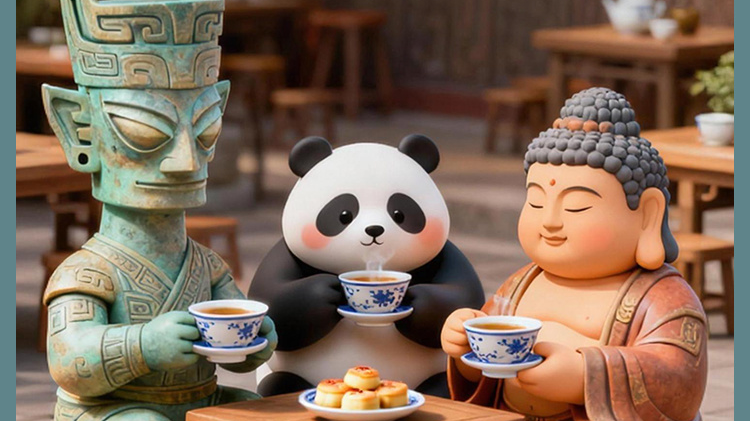 四川，大涨！丨AI创意海报