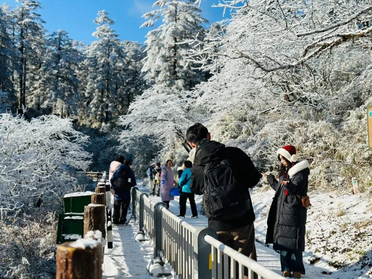 冰雪游持续火爆，元旦假期第二日全省A级景区接待游客410.06万人次