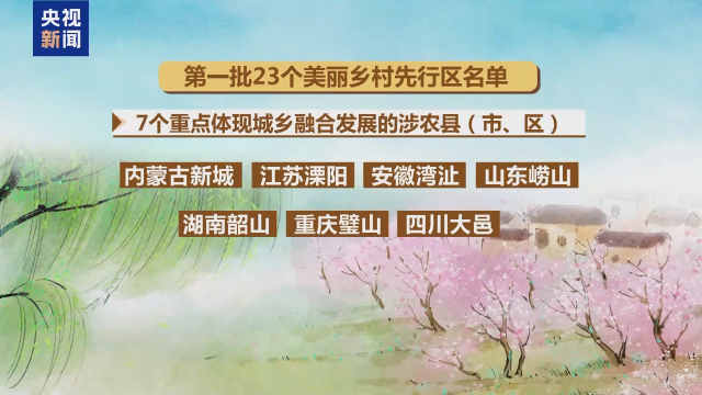 央媒看四川丨成都市大邑县入选！生态环境部发布第一批23个美丽乡村先行区名单
