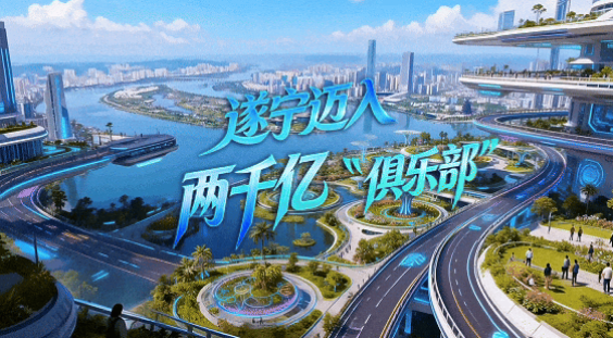 用赛博滤镜，打开2000亿的遂宁！