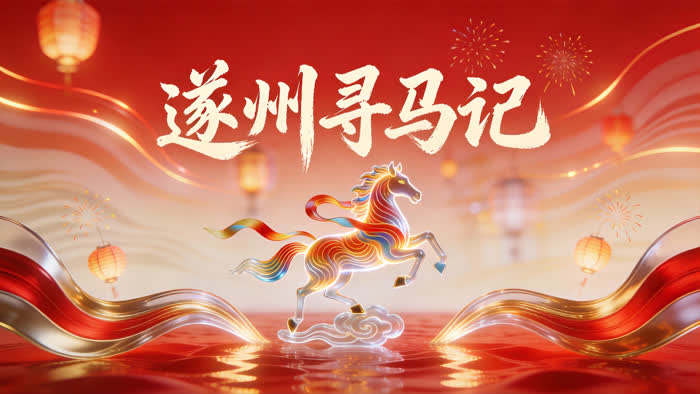 AIGC动海报丨遂宁非遗“马”上出道