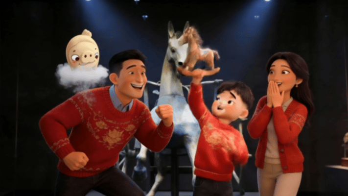 当文物遇见新春，一场跨时空的团圆已来 | AIGC短片《博物馆里过大年》