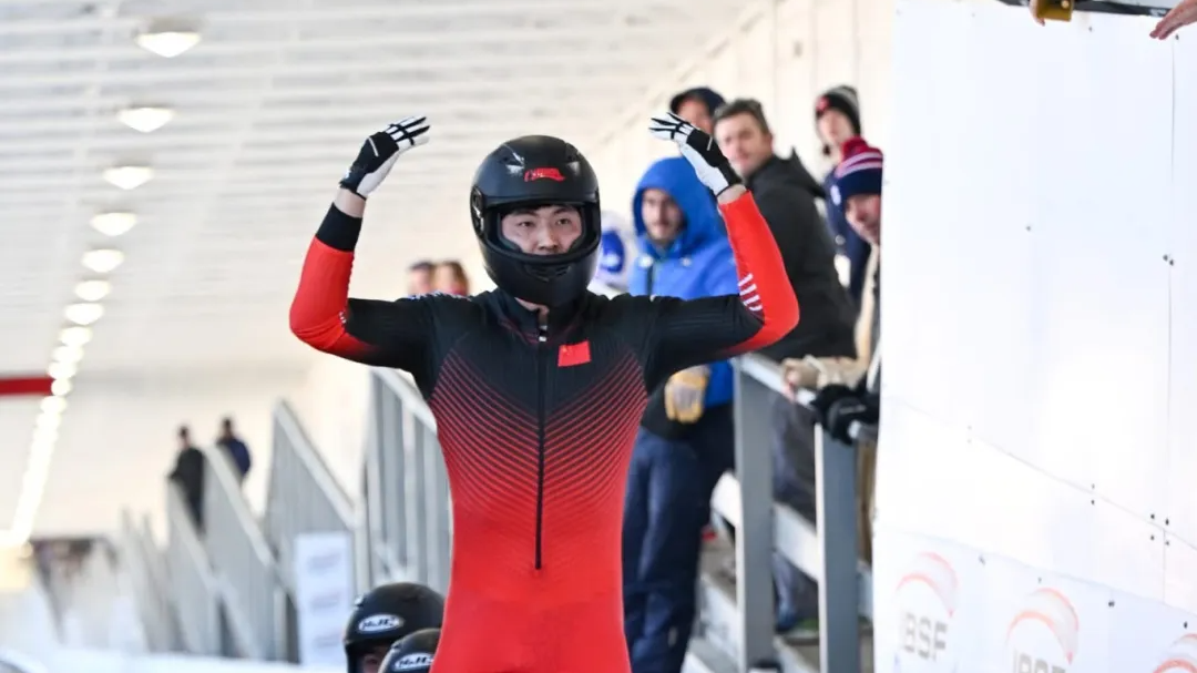 他，踏上冬奥会赛场