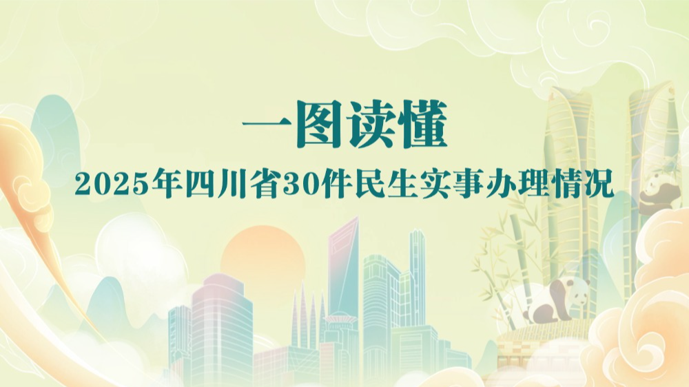 @四川人：2025年30件民生实事已全面完成 这份工作报告请您查收｜一图读懂