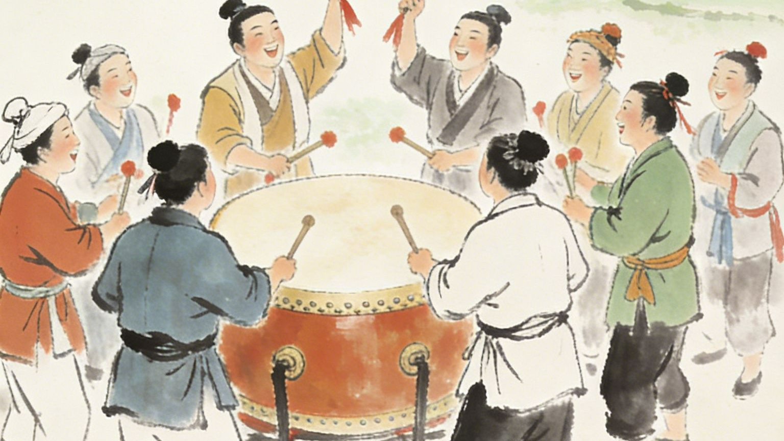 谁说清明只有雨纷纷？四川古人：我们踏歌击鼓，“嗨玩”春天！