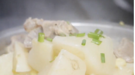 杀年猪肉 吃刨汤饭