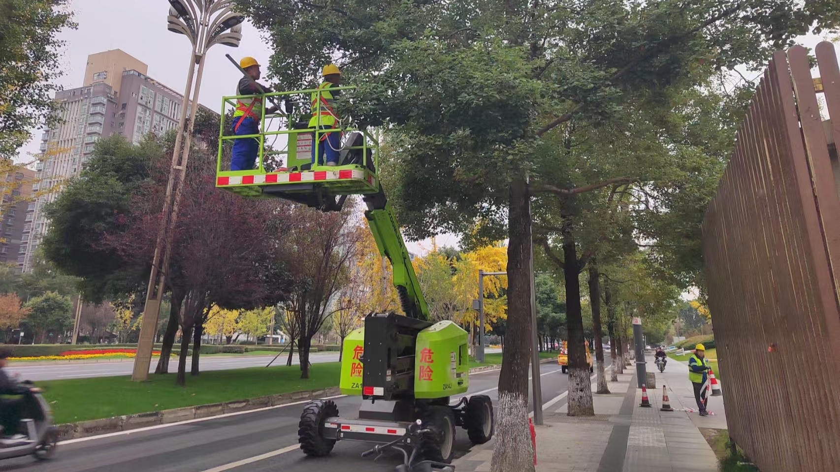 成都开展冬季修枝专项行动 为行道树“剪”少安全隐患
