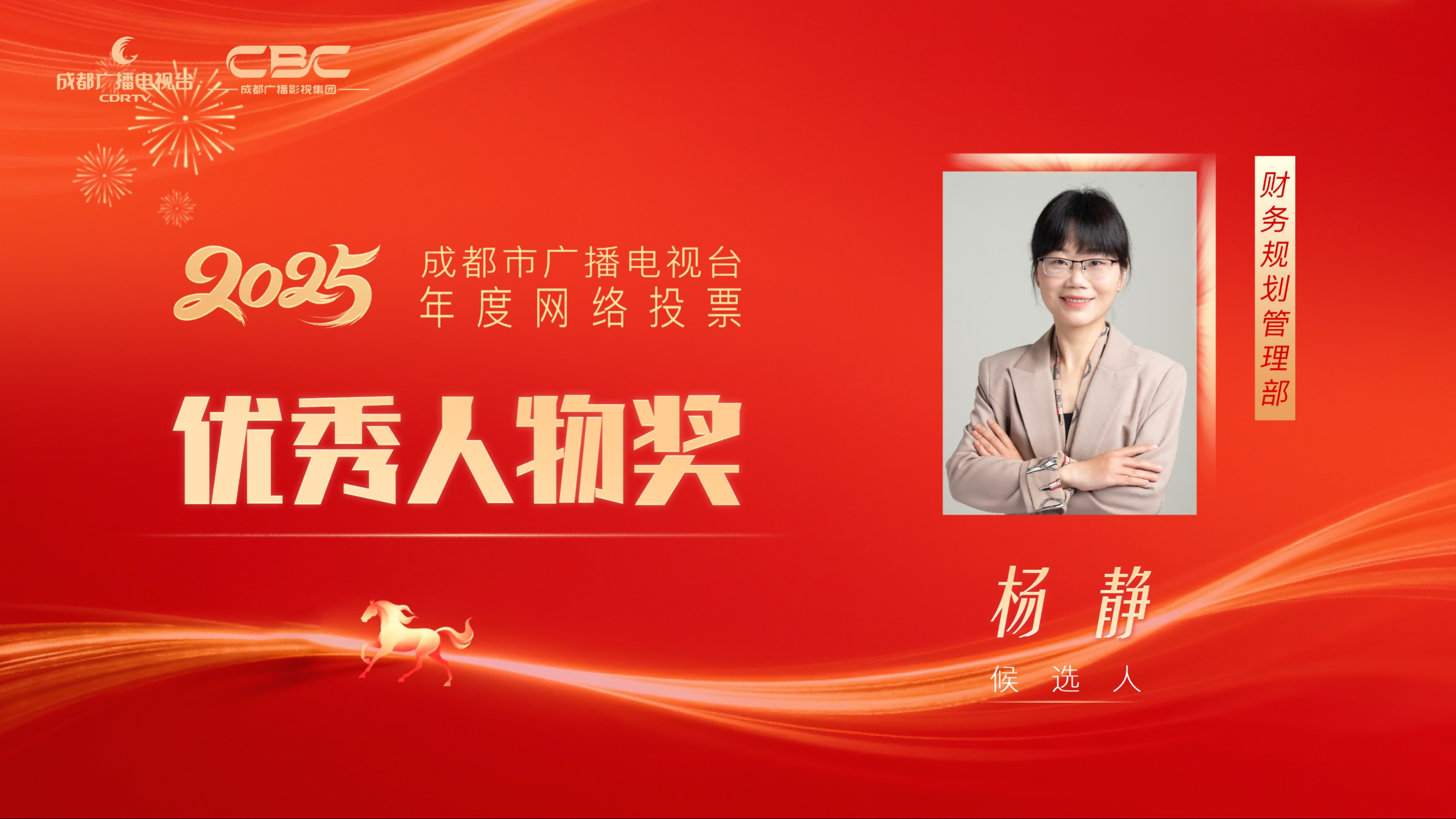 候选人：杨静，单位：财务规划管理部