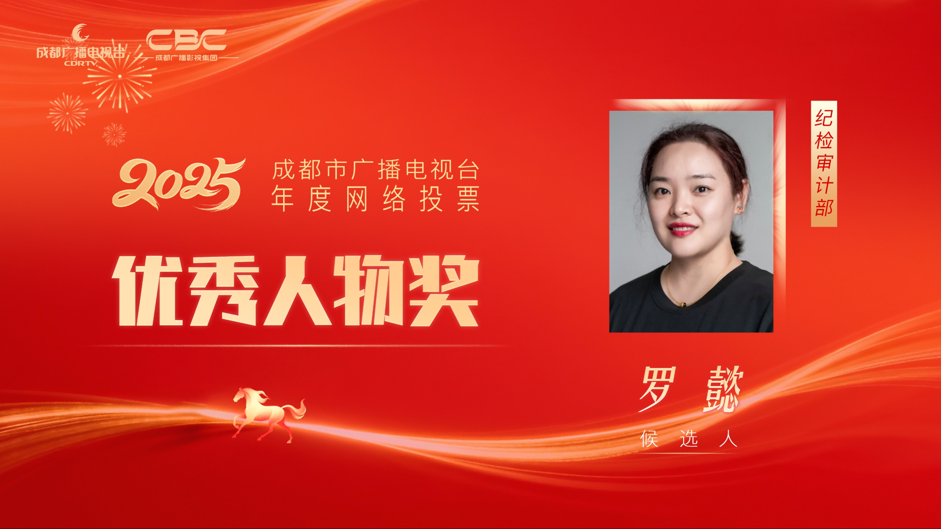 候选人：罗懿，单位：纪检审计部