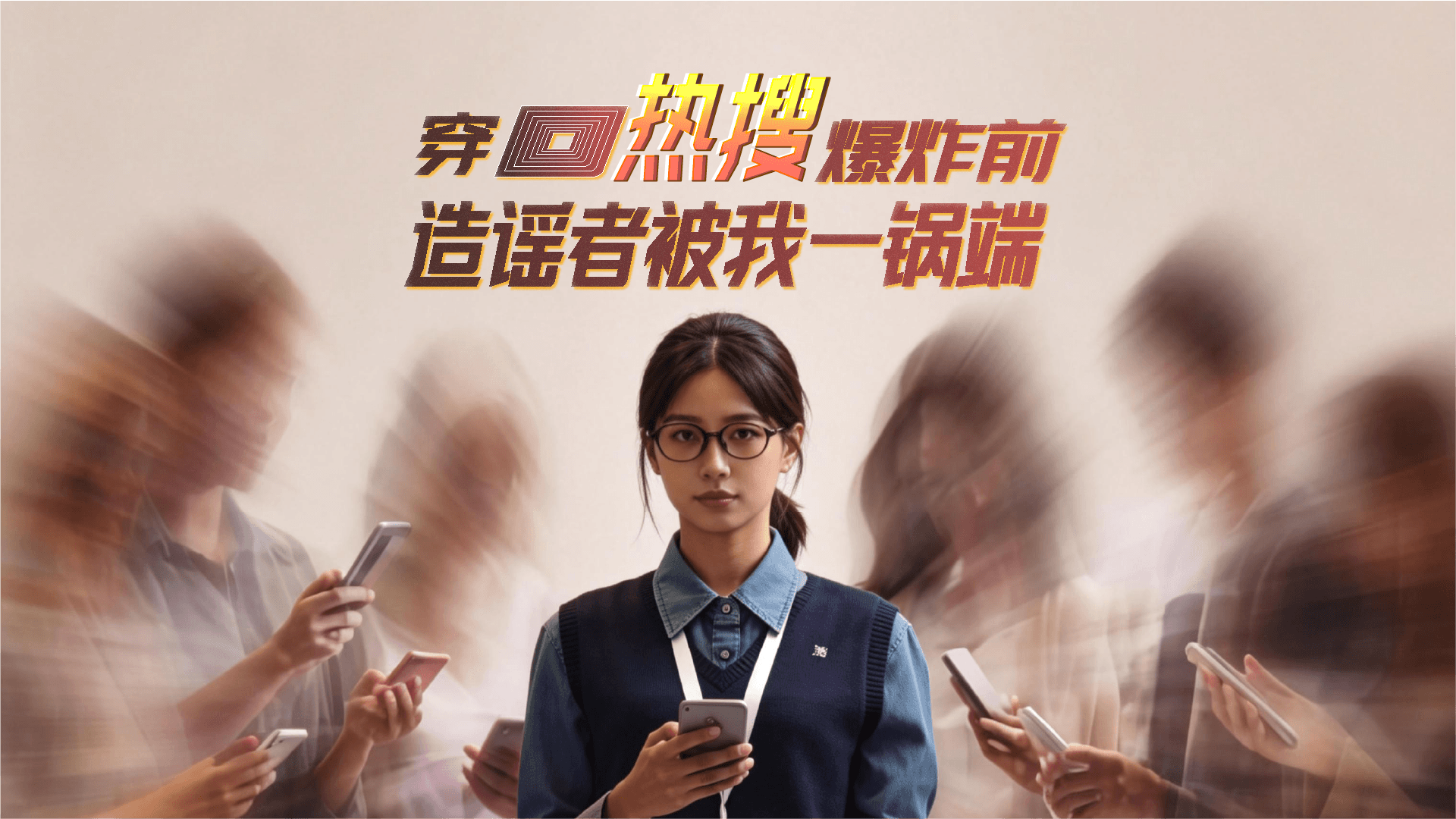 辟谣AI微短剧《穿回热搜爆炸前，造谣者被我一锅端！》