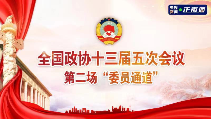 全国政协十三届五次会议第二场“委员通道”