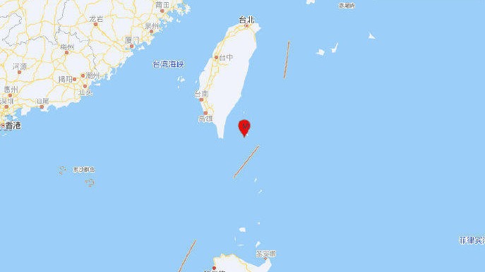 台湾屏东县海域先后发生5.4级、4.7级地震