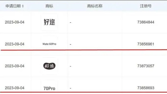 佛山一公司抢注“Mate 60pro”商标，有关部门回应