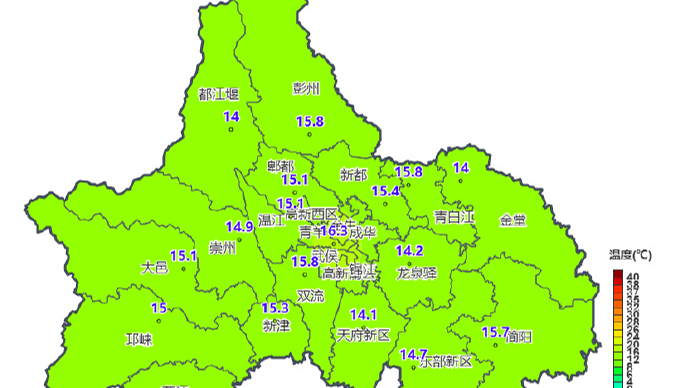 “立冬”已至！成都今日最低气温14℃ 将迎来降雨