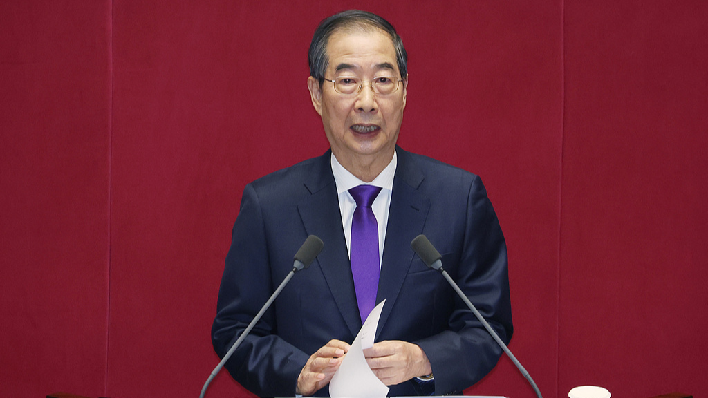 韩国最大在野党称立即启动对韩德洙的弹劾程序