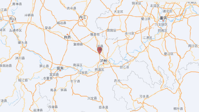 四川泸州市龙马潭区发生3.1级地震