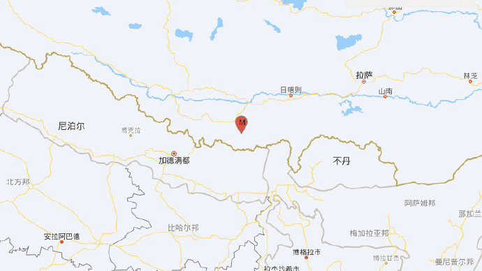 又震了！西藏日喀则市定日县发生4.4级地震