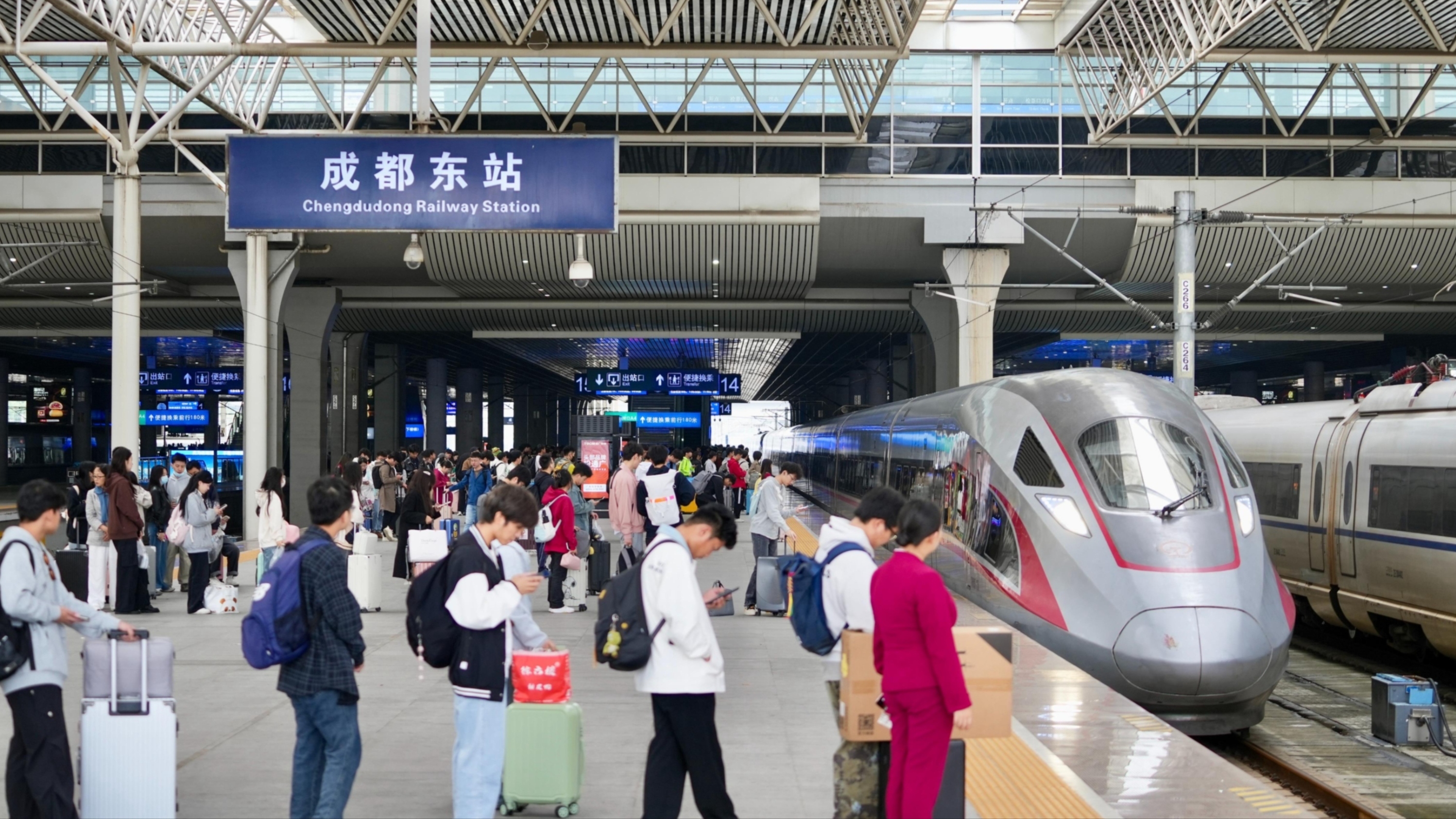 全国铁路今天预计发送旅客1315万人次