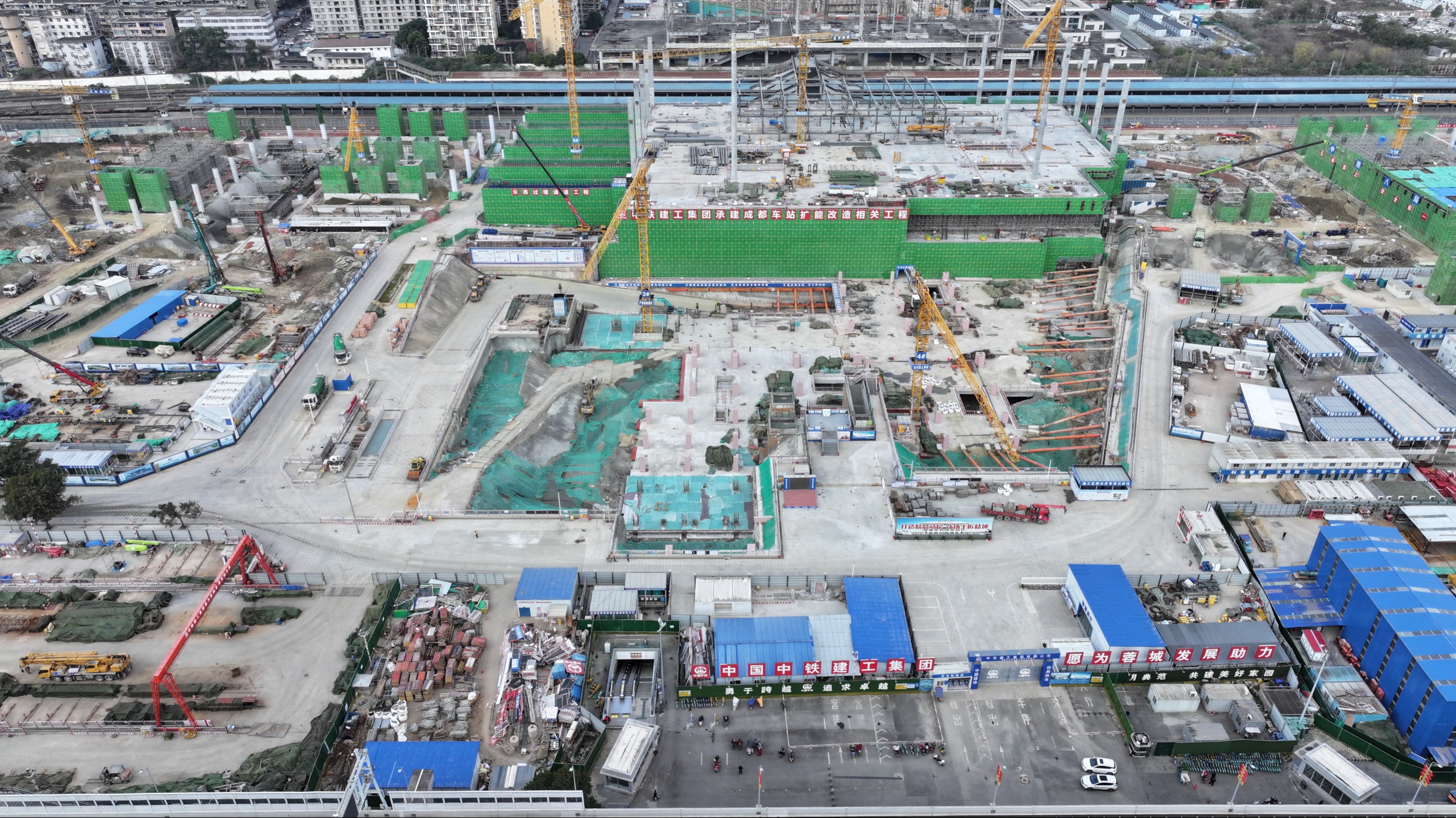 视频｜争分夺秒建设忙 成都站扩能改造工程加速推进