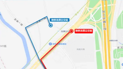 因道路打围施工 明日起临时调整416路、349区间公交线路