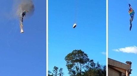 巴西南部一热气球起火，至少8人死亡