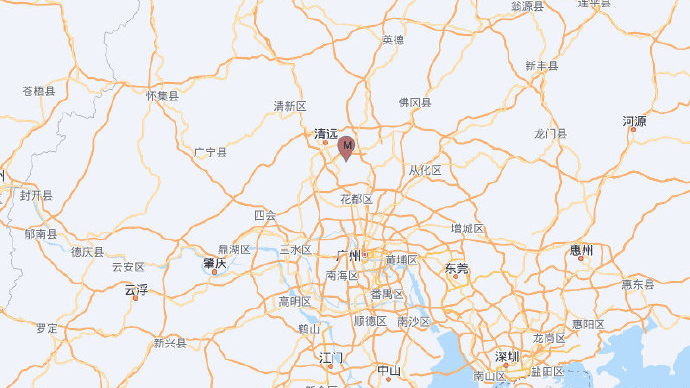 广东清远市清城区发生4.3级地震