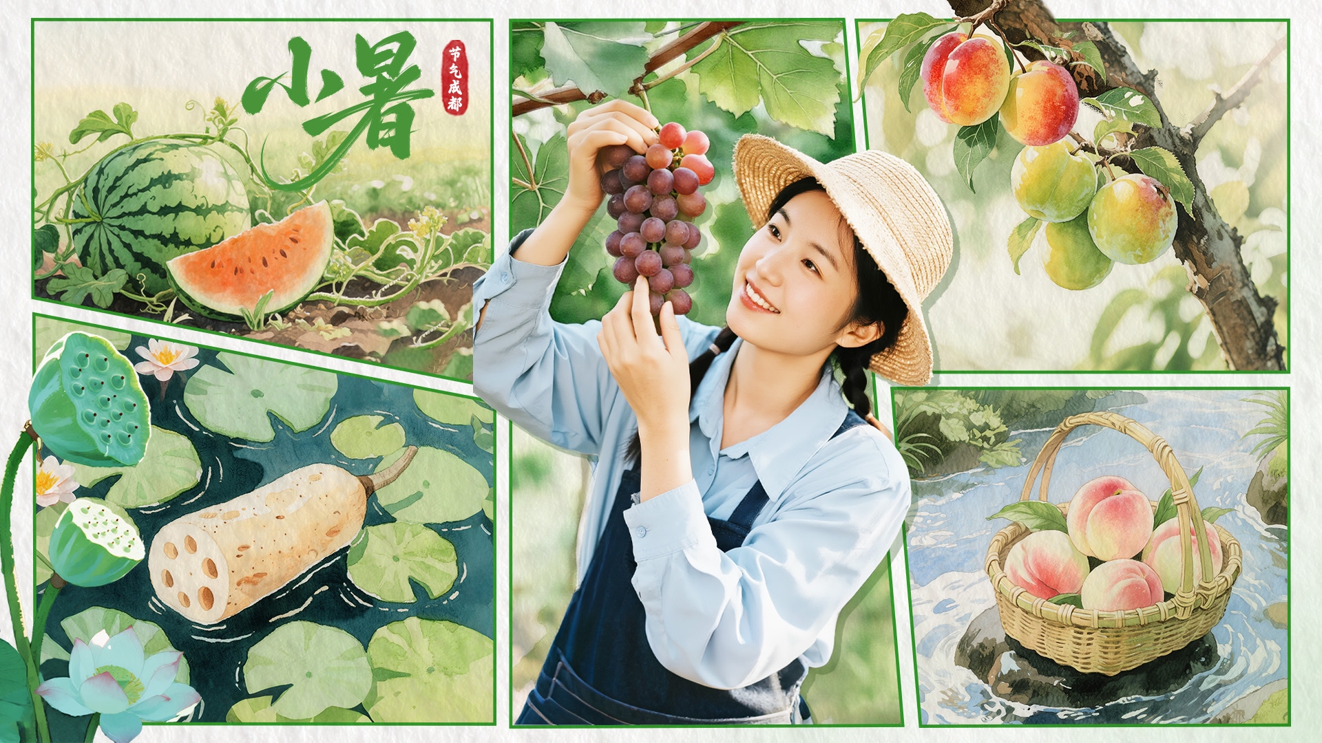 节气成都 | 小暑清热祛暑，这些当季蔬果激活你的夏日味蕾！