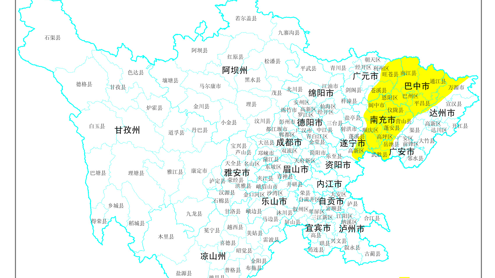 地灾黄色预警！涉及四川25个县市区