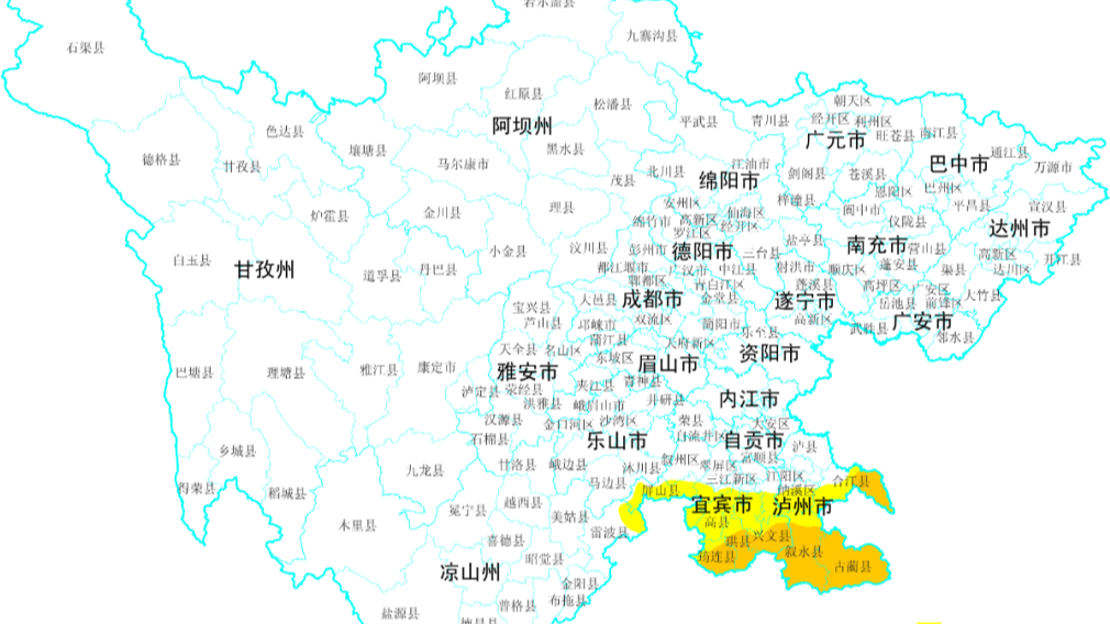 保持警惕！四川继续发布地灾橙色预警，区域在扩大